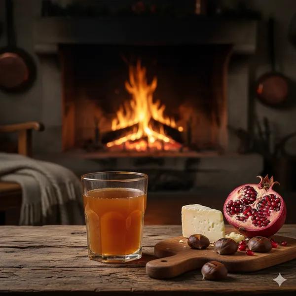 Vino cotto abruzzese - Immagine generata con Gemini